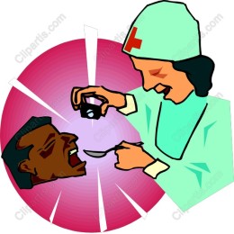 Nurse Administering Medicine