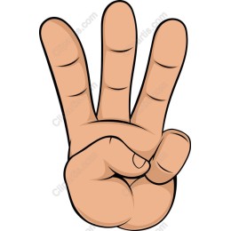 Victory Hand Gesture
