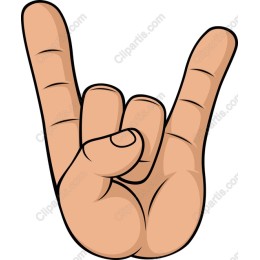 Rock On Hand Gesture