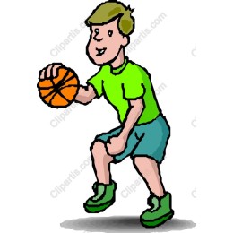 Vibrant Young Basketball Player
