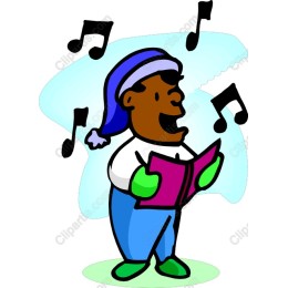 Cheerful Singing Character
