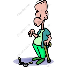 Whimsical Elderly Man