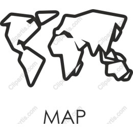 Minimalist World Map