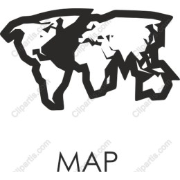 Abstract World Map
