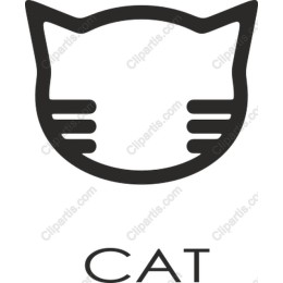 Minimalist Cat Head