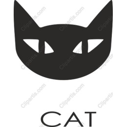 Elegant Minimalist Cat Face