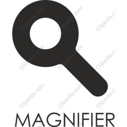 Minimalist Magnifier Icon