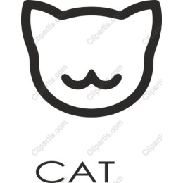 Charming Minimalist Cat