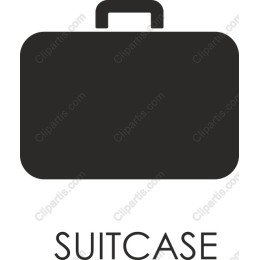 Minimalist Suitcase Icon