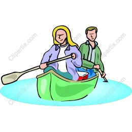 Couple Canoeing
