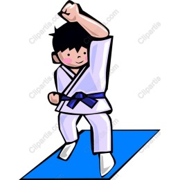 Energetic Young Martial Artist