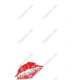 Red Kiss Mark