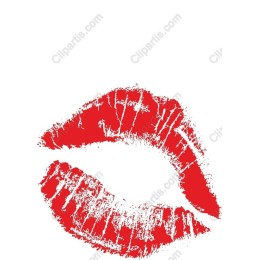 Vibrant Red Kiss