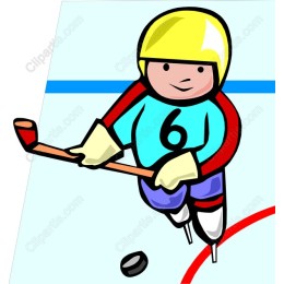 Cheerful Hockey Player