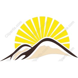 Vibrant Sunrise Mountains