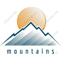 Majestic Mountain with Sunburst