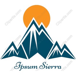 Majestic Mountain with Sun
