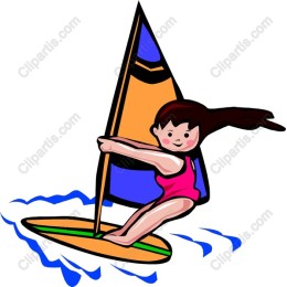 Windsurfing Girl