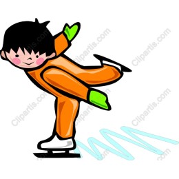 Cheerful Figure Skater