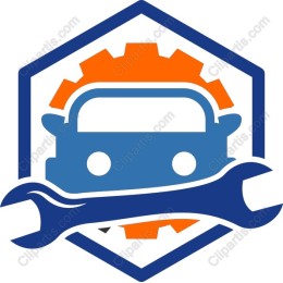 Automotive: Car with Wrench and Gear