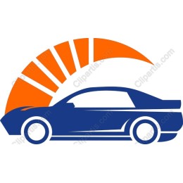 Dynamic Car with Sunburst
