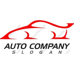 Sleek Car Logo for Auto Branding