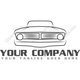 Classic Car Line Art