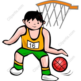 Vibrant Basketball Player