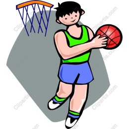 Vibrant Basketball Player