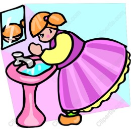 Charming Handwashing Girl