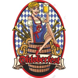 Oktoberfest Bavarian Woman