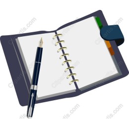 Open Notebook and Pen