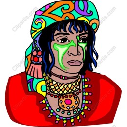 Vibrant Indigenous Portrait