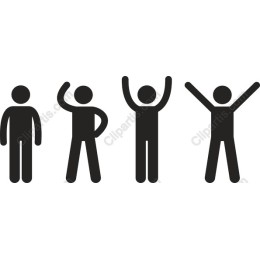 Dynamic Stick Figure Set