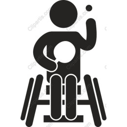 Adaptive Sports Icon - Wheelchair Athlete