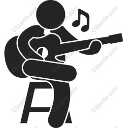 Musician Playing Guitar