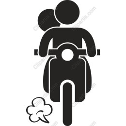 Couple Riding a Motorcycle