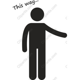 Directional Signage with Gesture and Text