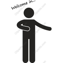 Minimalist Welcome Sign