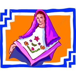 Vibrant Cultural Woman