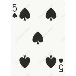 5 of Spades Card