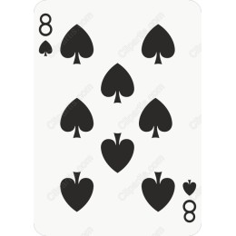 Elegant Eight of Spades