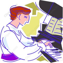 Elegant Pianist