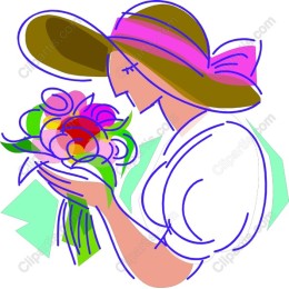 Charming Floral Woman