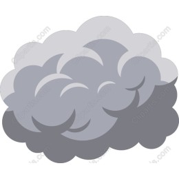 Stylized Gray Cloud