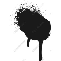 Splat Black Ink