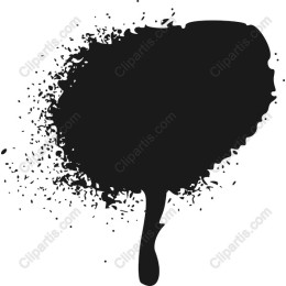 Black Paint Splatter