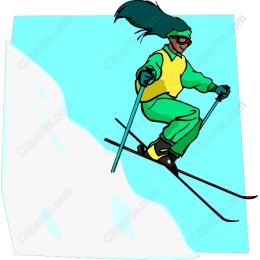 Vibrant Skier