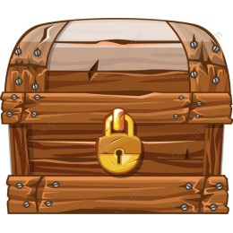 Classic Wooden Treasure Chest