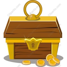 Treasure Chest with Gold Coins